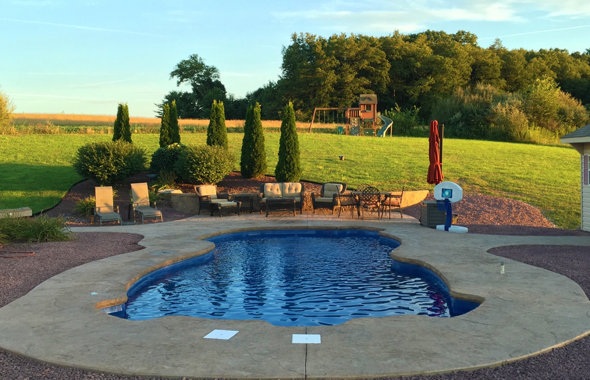 buy a fiberglass pool