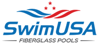 SwimUSA Fiberglass Swimming Pools Logo