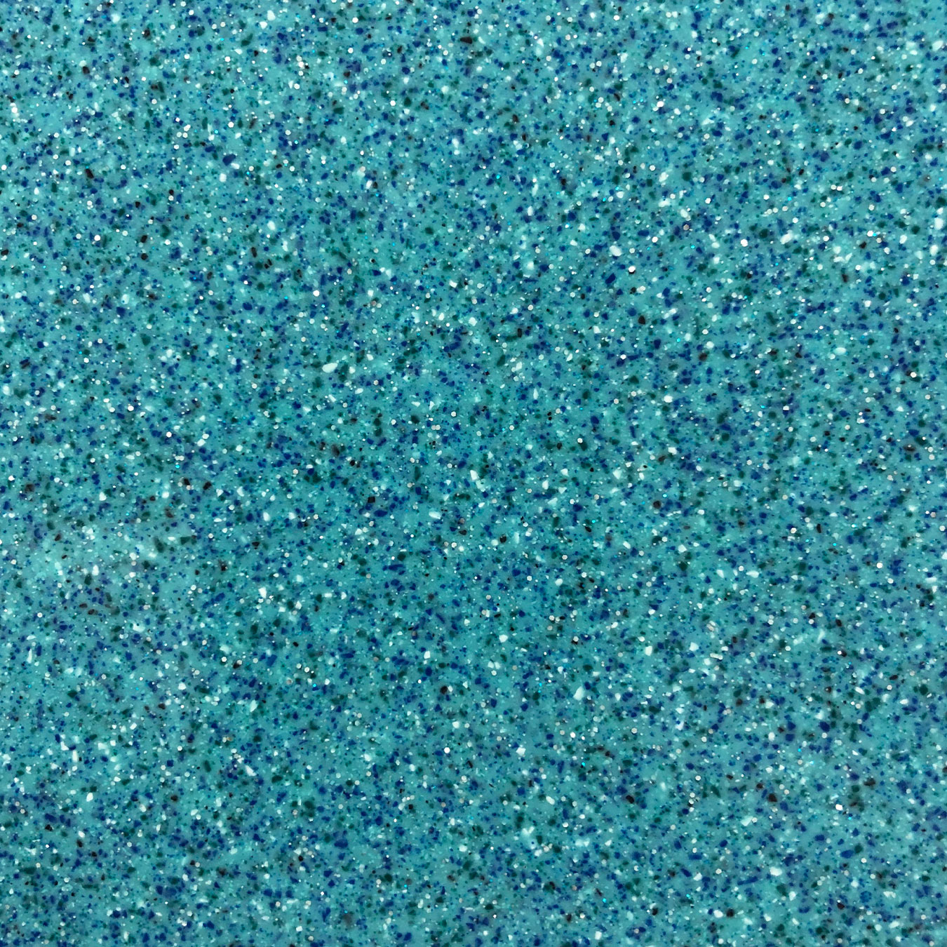 island teal fiberglass pool color