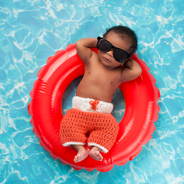 cute baby pool