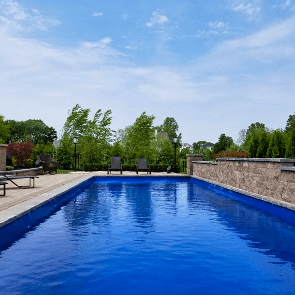 best rectangle fiberglass pools