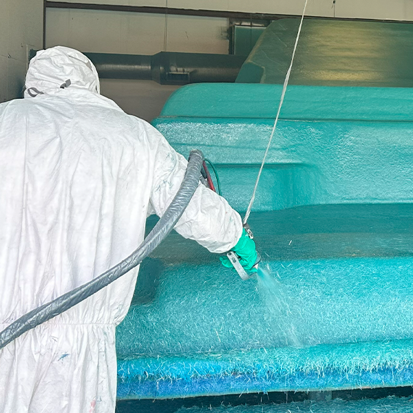 how fiberglass pools are made