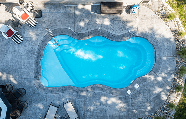 natural fiberglass swimming pool designs