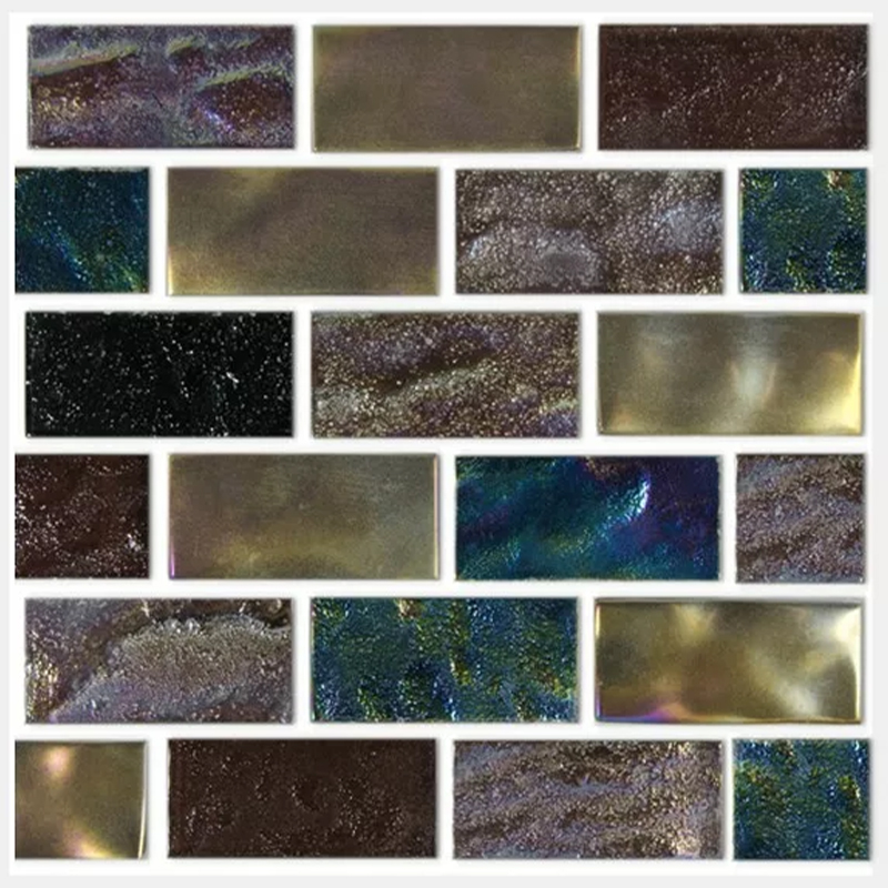 AquaBella Aurora Borealis Wonder 1x2 Pool Tile