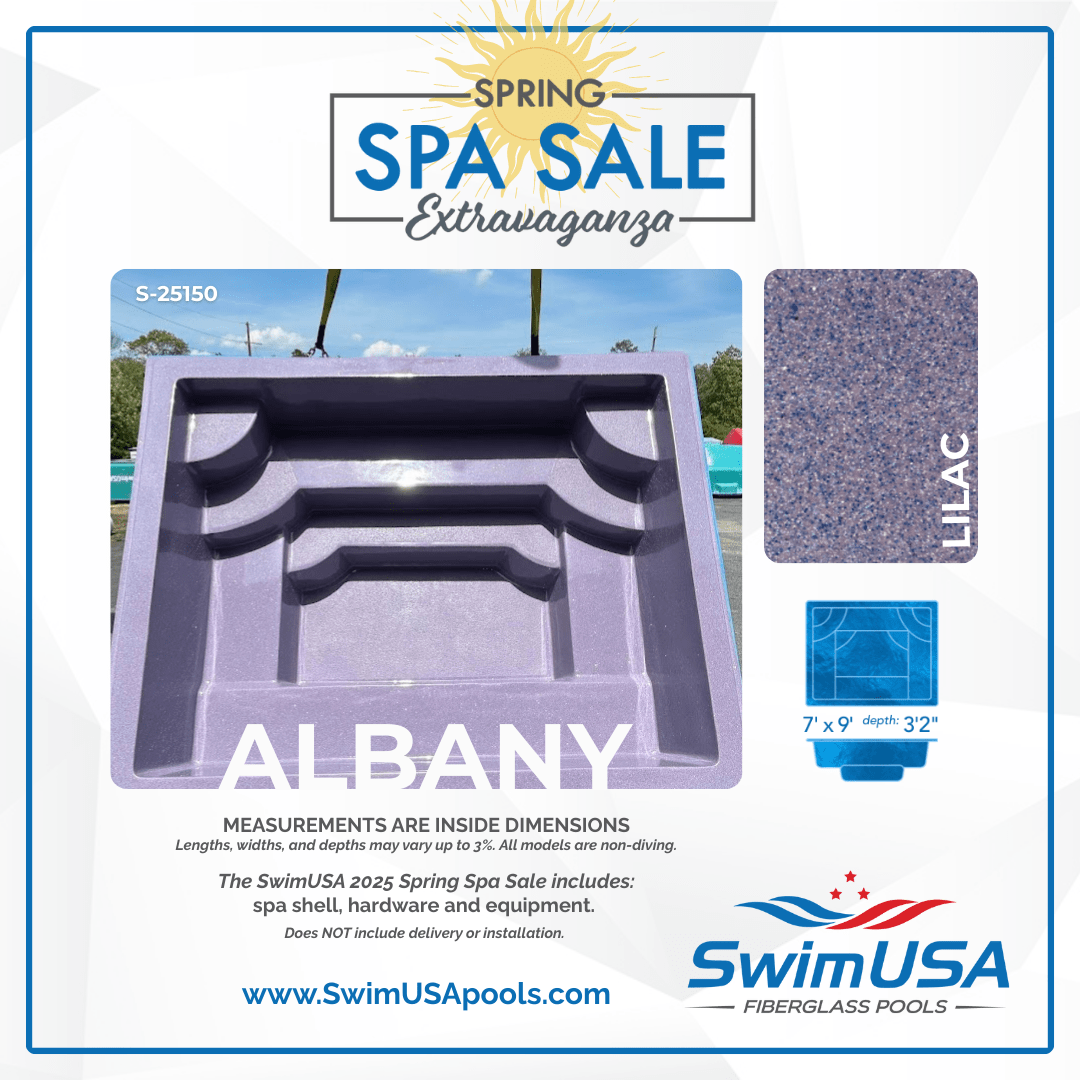 Albany Lilac- S-25150 albany rectangle spa for sale