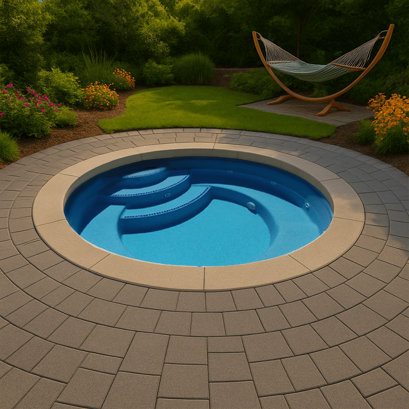 Wilmington Idea wilmington round fiberglass spa for sale