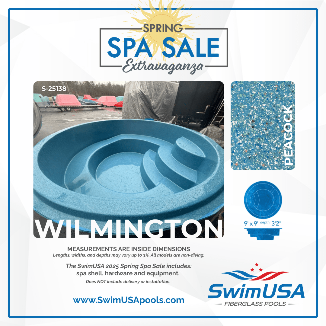 Wilmington Peacock – S-25138 wilmington peacock fiberglass spa for sale